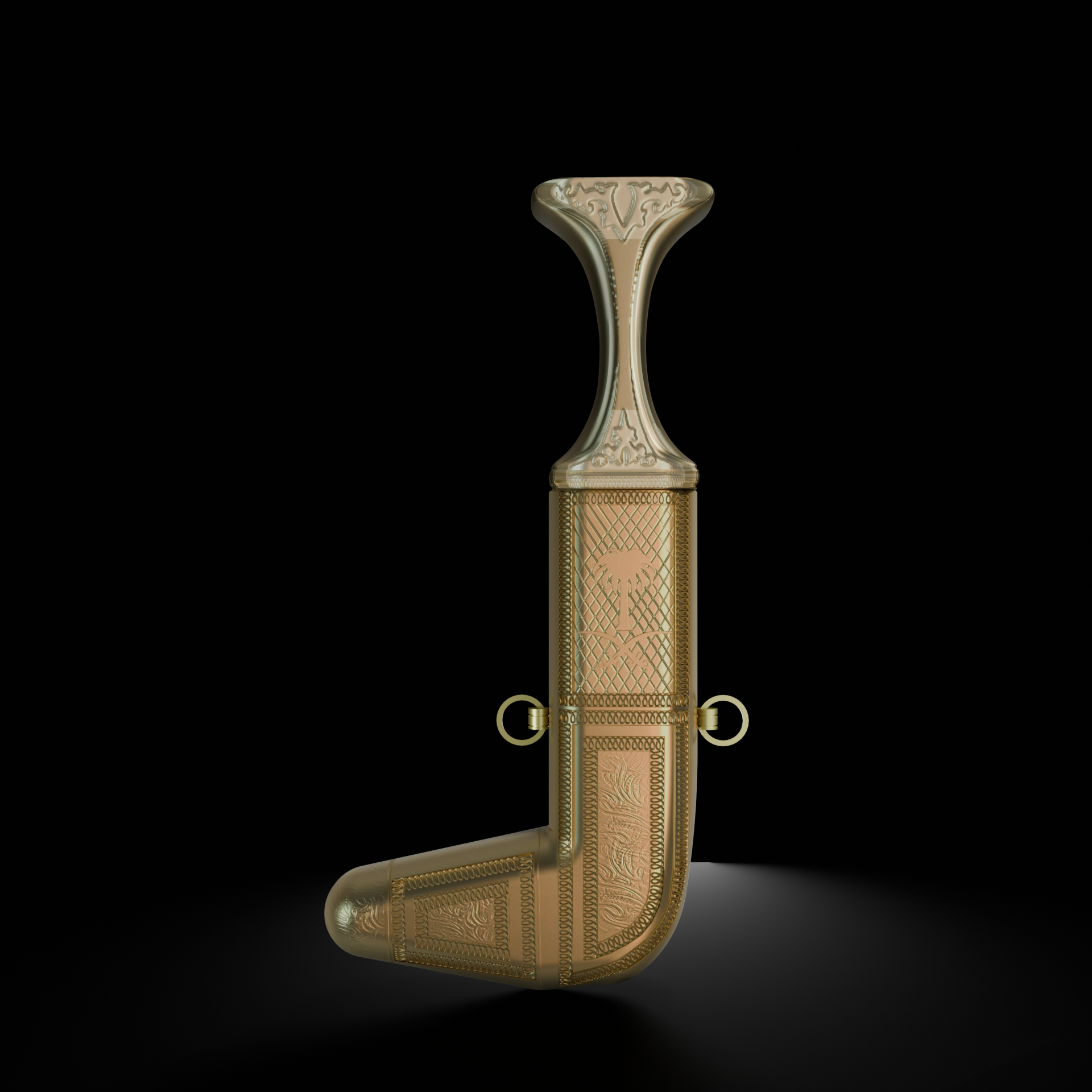 Omani Dagger: 3D Jambiya Modeling 